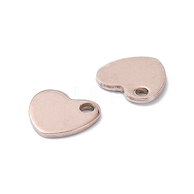 201 Stainless Steel Charms STAS-H191-01B-RG-1