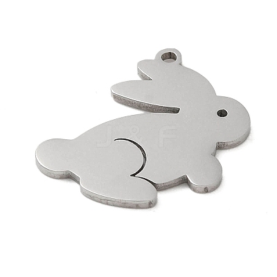 Non-Tarnish 5Pcs 201 Stainless Steel Pendants STAS-B064-08P-1