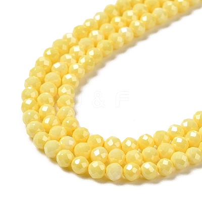 Cubic Zirconia Bead Strands ZIRC-P109-02A-04-1
