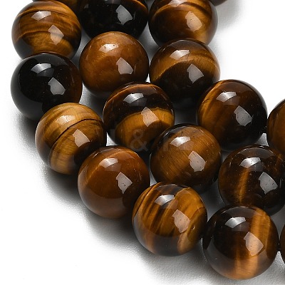 Natural Tiger Eye Beads Strands G-F173-12-14mm-1