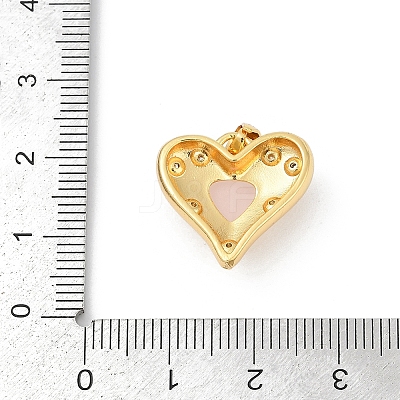 Brass Micro Pave Clear Cubic Zirconia Pendants KK-R213-13G-1