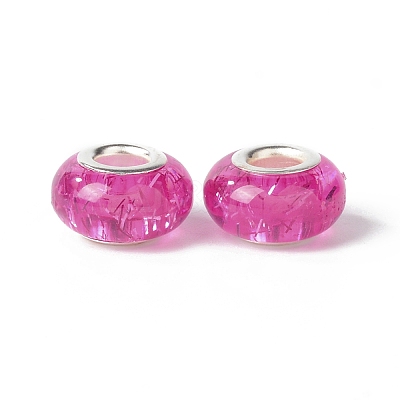 Rondelle Resin European Beads RPDL-A001-01-02-1