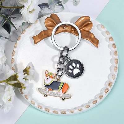 Alloy Enamel Keychains KEYC-SW00007-02-1