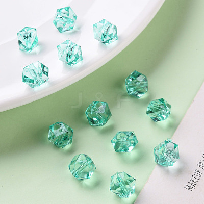 Transparent Acrylic Beads TACR-S154-15B-68-1
