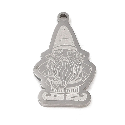 Non-Tarnish 201 Stainless Steel Pendants STAS-C095-35P-1