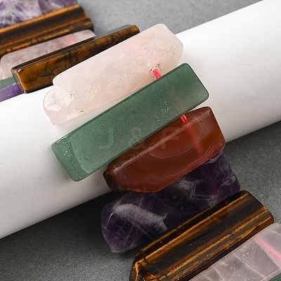 Natural Mixed Stone Beads Strands G-S386-D08-1