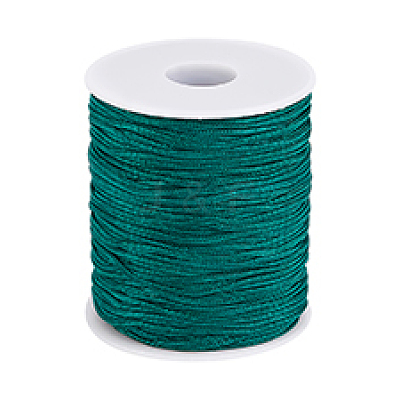 1 Roll 100 Yards Round Nylon Braided Thread NWIR-PH0002-22G-1