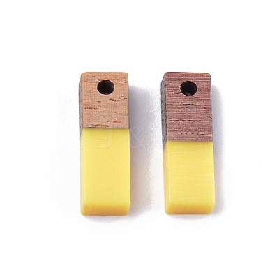 Resin & Wood Pendants X-RESI-S358-19A-1