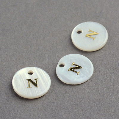 Freshwater Shell Pendants SSHEL-S249-N-1