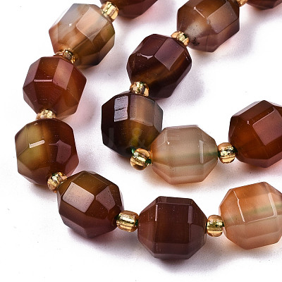 Natural Agate Beads Strands G-T131-82B-12-1
