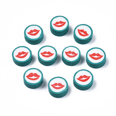Handmade Polymer Clay Beads CLAY-N011-44A-1
