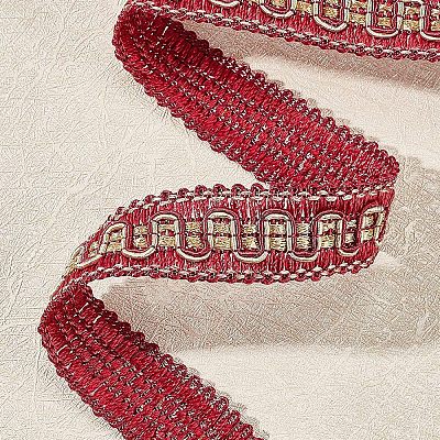 Metallic Polyester Ribbon OCOR-WH0065-14A-1