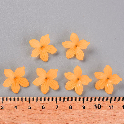 Frosted Acrylic Bead Caps X-MACR-S371-05A-719-1