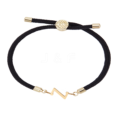 1Pc Adjustable Nylon Cord Slider Bracelets for Women BJEW-LP0001-32Z-01-1