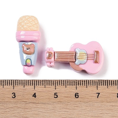 Opaque Resin Cabochons RESI-H162-15-1