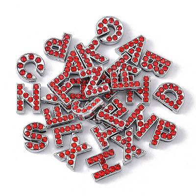 Alloy Rhinestone Slide Charms ALRI-TAC0003-16P-1