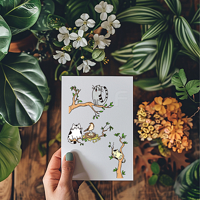 Rubber Clear Stamps DIY-WH0251-044-1