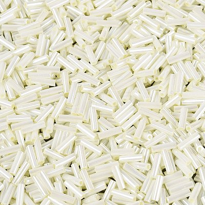 FGB Grade A Glass Round Bugle Beads SEED-Q040-06A-03-1