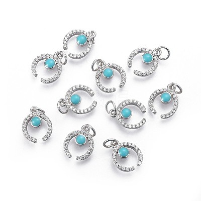Brass Charms KK-F783-08P-1