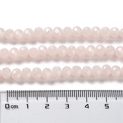 Baking Paint Imitation Jade Glass Bead Strands DGLA-A034-J8MM-A41-1