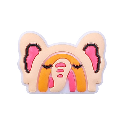 Animals Food Grade Silicone Beads PW-WG30637-04-1