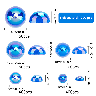 Acrylic Cabochons MACR-SC0001-05-04-1