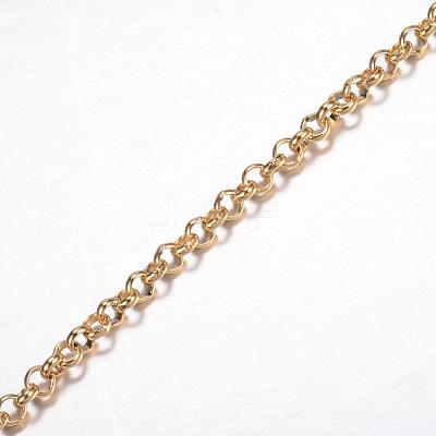 Ion Plating(IP) 304 Stainless Steel Rolo Chains CHS-H007-50G-1