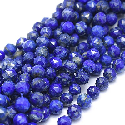Natural Lapis Lazuli Beads Strands G-I249-B11-03-1