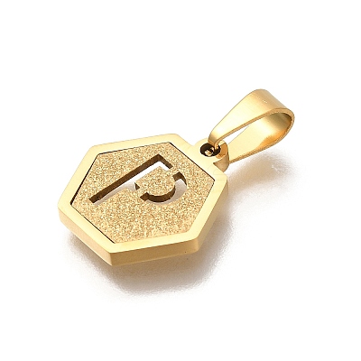 304 Stainless Steel Charms STAS-H227-01G-P-1