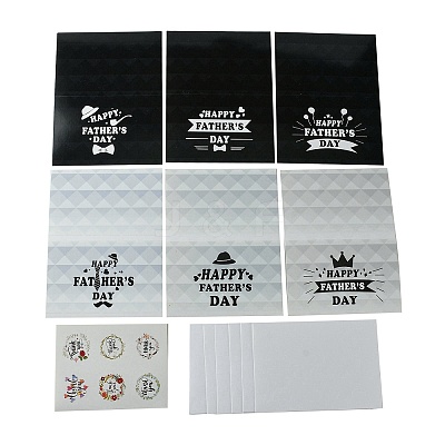 Father's Day Gift Cards AJEW-E058-02A-1