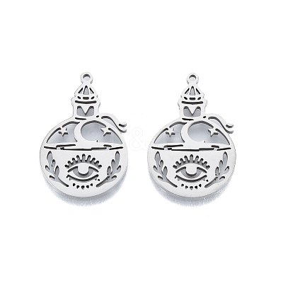 Non-Tarnish 201 Stainless Steel Pendant X-STAS-B027-31P-1