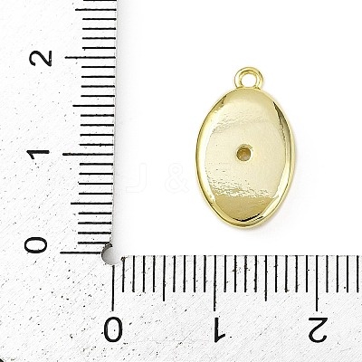 Brass Pave Clear Cubic Zirconia Pendants KK-L238-27G-1