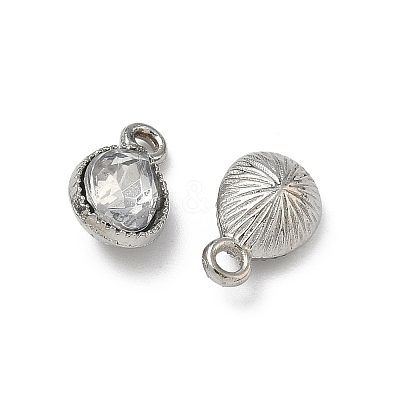 Alloy Rhinestone Pendants PALLOY-P317-05P-1