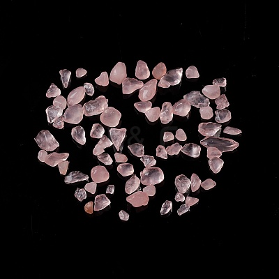 Natural Rose Quartz Chip Beads X-G-M364-02A-1