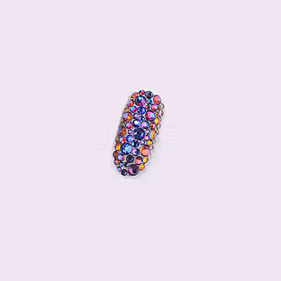 Glass Rhinestone Flat Back Cabochons RGLA-S002-04SS-43-1