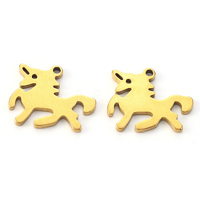 PVD Vacuum Plating 304 Stainless Steel Charms LS-STAS-N092-94G-1
