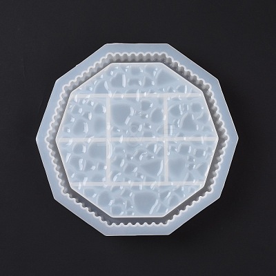 Polygon Jewelry Tray Food Grade Silicone Molds DIY-D074-02-1