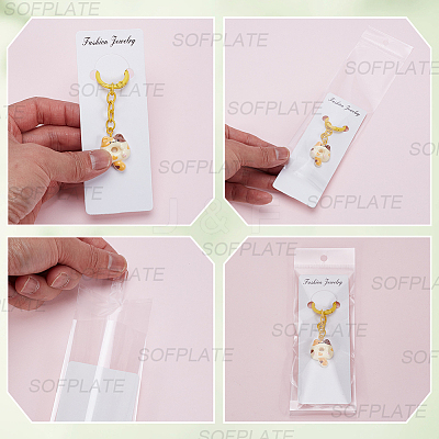120Pcs Paper Keychain Display Cards CDIS-SP0001-37-1