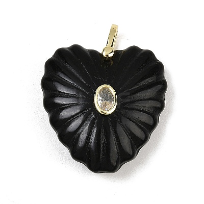 Natural & Synthetic Gemstone Carved Pendants G-C276-01G-M-1