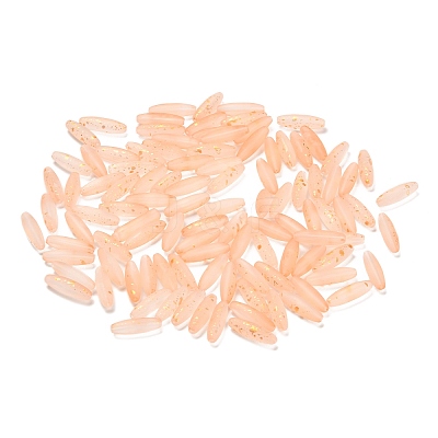 Frosted Glass Beads FGLA-L001-001D-1