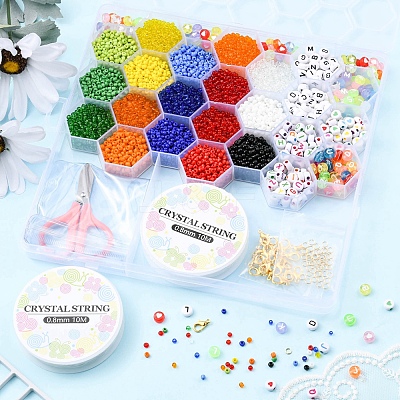 DIY Bracelet Necklace Making Kit DIY-YW0006-46-1