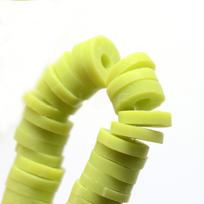 Handmade Polymer Clay Beads X-CLAY-R067-8.0mm-10-1