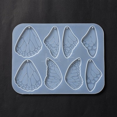 DIY Butterfly Wing Pendant Silicone Molds DIY-F134-04B-1