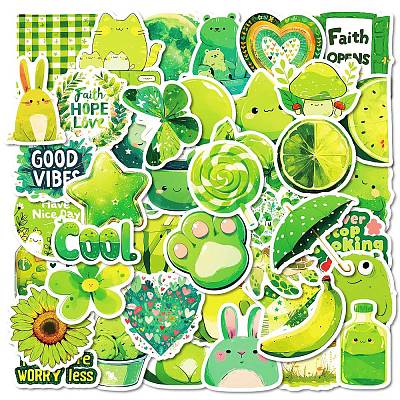 50Pcs Cartoon Forest Themes Paper Stickers LS-STIC-C012-17-1
