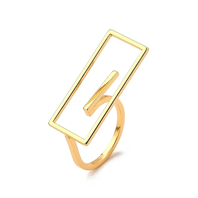Brass Cuff Rings RJEW-Z097-04G-1