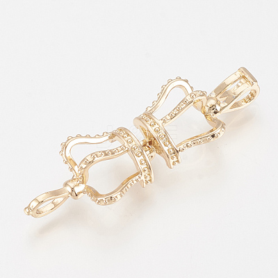 Brass Locket Pendants KK-Q748-076KC-1