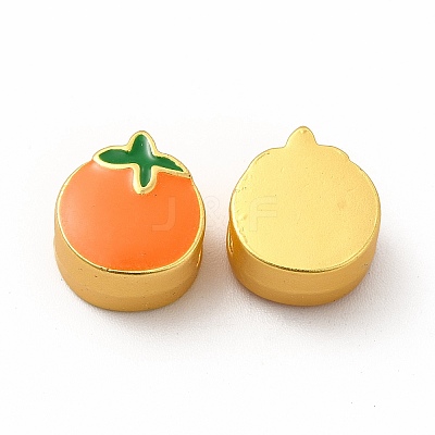 Rack Plating Alloy Enamel Beads PALLOY-A001-06MG-02-1
