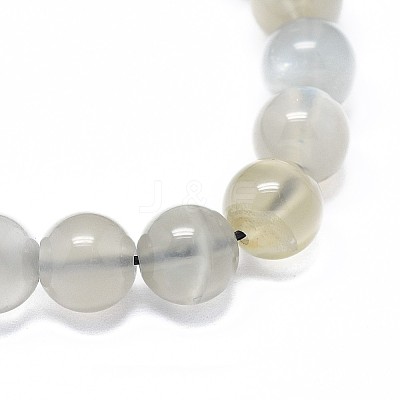 Natural Grey Moonstone Beads Strands G-F632-24-03-1