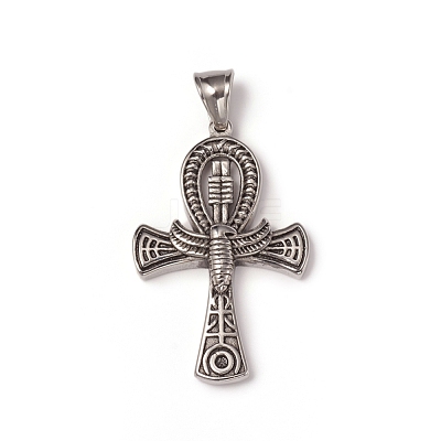304 Stainless Steel Pendants STAS-I132-02AS-1