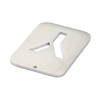 Non-Tarnish 304 Stainless Steel Pendants STAS-K216-49Y-P-1